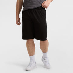 Champion Lightweight Lounge Shorts, C Patch Logo - Big & Tall - Black