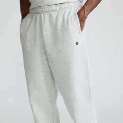 Champion Powerblend Sweatpants, Cinched Bottom - Platinum Silver Heather