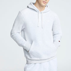 Champion Powerblend Hoodie - Platinum Silver Heather
