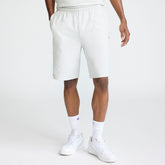 Champion 9" Lightweight Lounge Shorts, C Patch Logo - Platinum Silver Heather