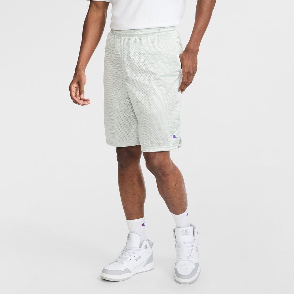 Champion 9" Classic Mesh Shorts - Athletic Gray