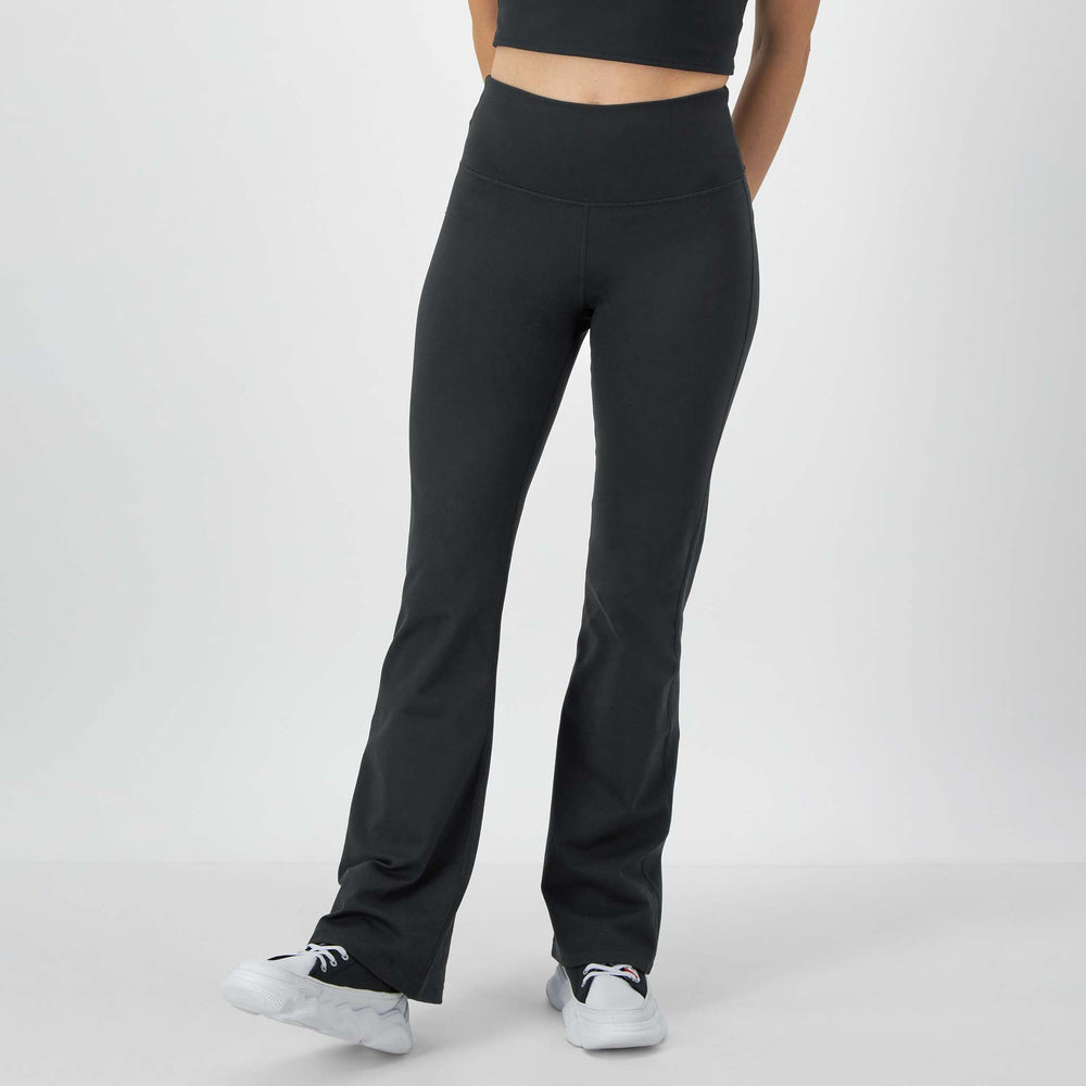 Champion Soft Touch Flare Leggings, Anti Odor - Black