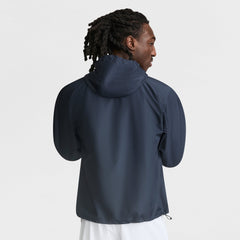 Champion Stadium Packable Jacket, Script Logo - Navy
