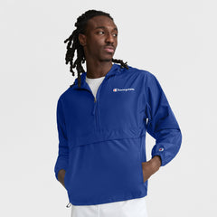 Champion Stadium Packable Jacket, Script Logo - Surf The Web
