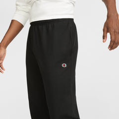Champion Lightweight Lounge Pants, Open Hem - Black
