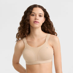 Champion Spot Comfort High-Impact Sports Bra - Nude