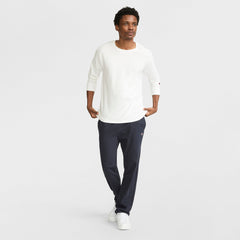 Champion Lightweight Lounge Pants, Open Hem - Navy