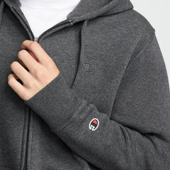 Champion Powerblend Full-Zip Hoodie - Granite Heather