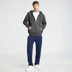 Champion Powerblend Full-Zip Hoodie - Granite Heather