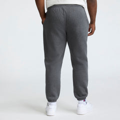 Champion Powerblend Sweatpants, Cinched Bottom - Big & Tall - Granite Heather