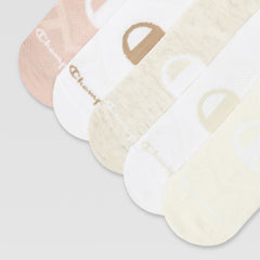 Champion 10Pk Women's Lightweight Low Cut - Neutral Assorted Logo