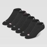 Champion 6Pk Women's Cushion Low Cut - Black Toe Logo