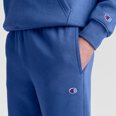 Champion Powerblend Sweatpants, Open Hem - Coastal Fjord
