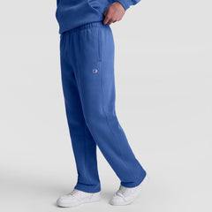 Champion Powerblend Sweatpants, Open Hem - Coastal Fjord