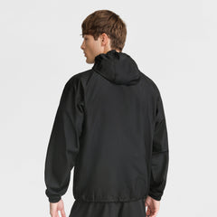 Champion Stadium Packable Jacket, Script Logo - Black