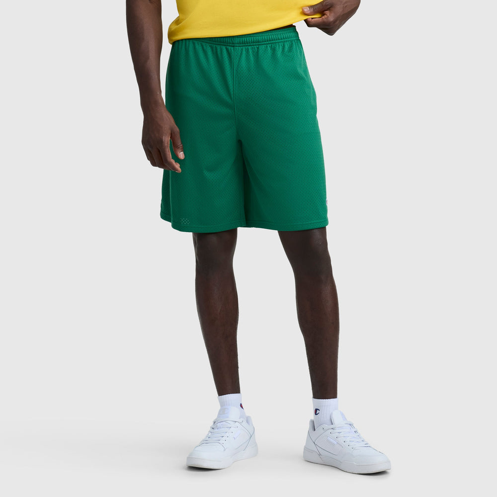 Champion 9" Classic Mesh Shorts - Verdant Green