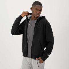 Champion Powerblend Full-Zip Hoodie - Black