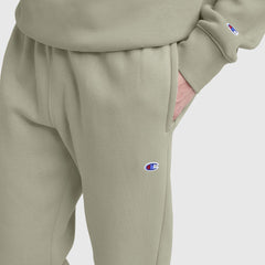 Champion Powerblend Sweatpants, Cinched Bottom - Abbey Stone
