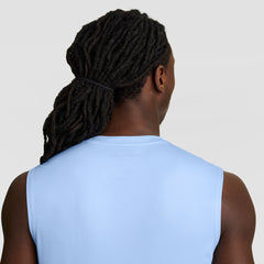 Champion Sport Muscle Tank, Reflective C Logo - Placid Blue