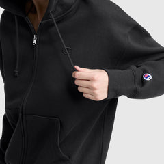 Champion Powerblend Zip-Up Hoodie - Black