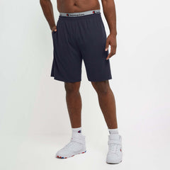 Champion Lightweight Lounge Shorts, C Patch Logo - Big & Tall - Navy