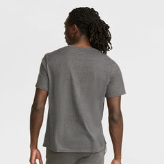 Champion Classic Graphic T-Shirt, Script Logo - Granite Heather