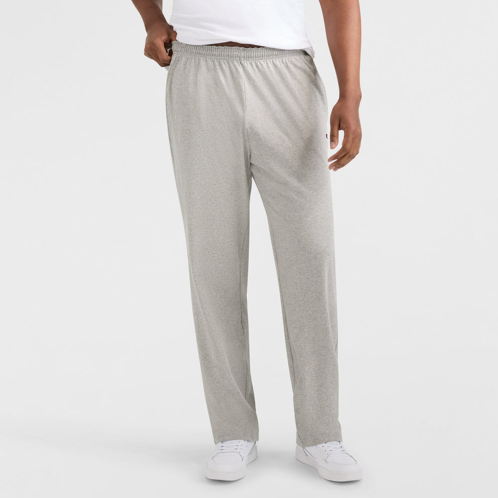 Champion Lightweight Lounge Pants, Open Hem - Big & Tall - New Manhattan Mist Heather