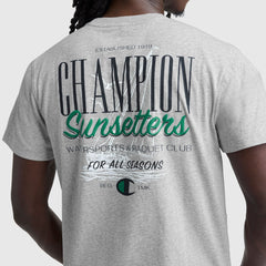Champion Sunsetters Graphic T-Shirt - Oxford Grey Heather