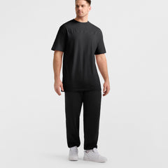 Champion Classic Graphic T-Shirt, Tonal Script Logo - Big & Tall - Black