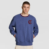 Champion Modern Retro Washed Crew Sweatshirt - Coastal Fjord