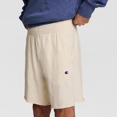 Champion 9" Modern Retro Washed Shorts - Unbleached Cotton
