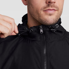 Champion Stadium Packable Jacket, Script Logo - Big & Tall - Black