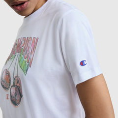 Champion Cherry On Top Graphic T-Shirt - Bright White