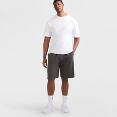 Champion Lightweight Lounge Shorts, C Patch Logo - Big & Tall - Granite Grey Heather