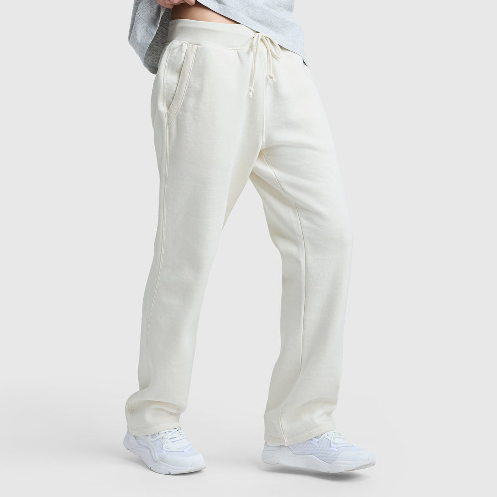 Champion Powerblend Straight Hem Sweatpants - Unbleached Cotton