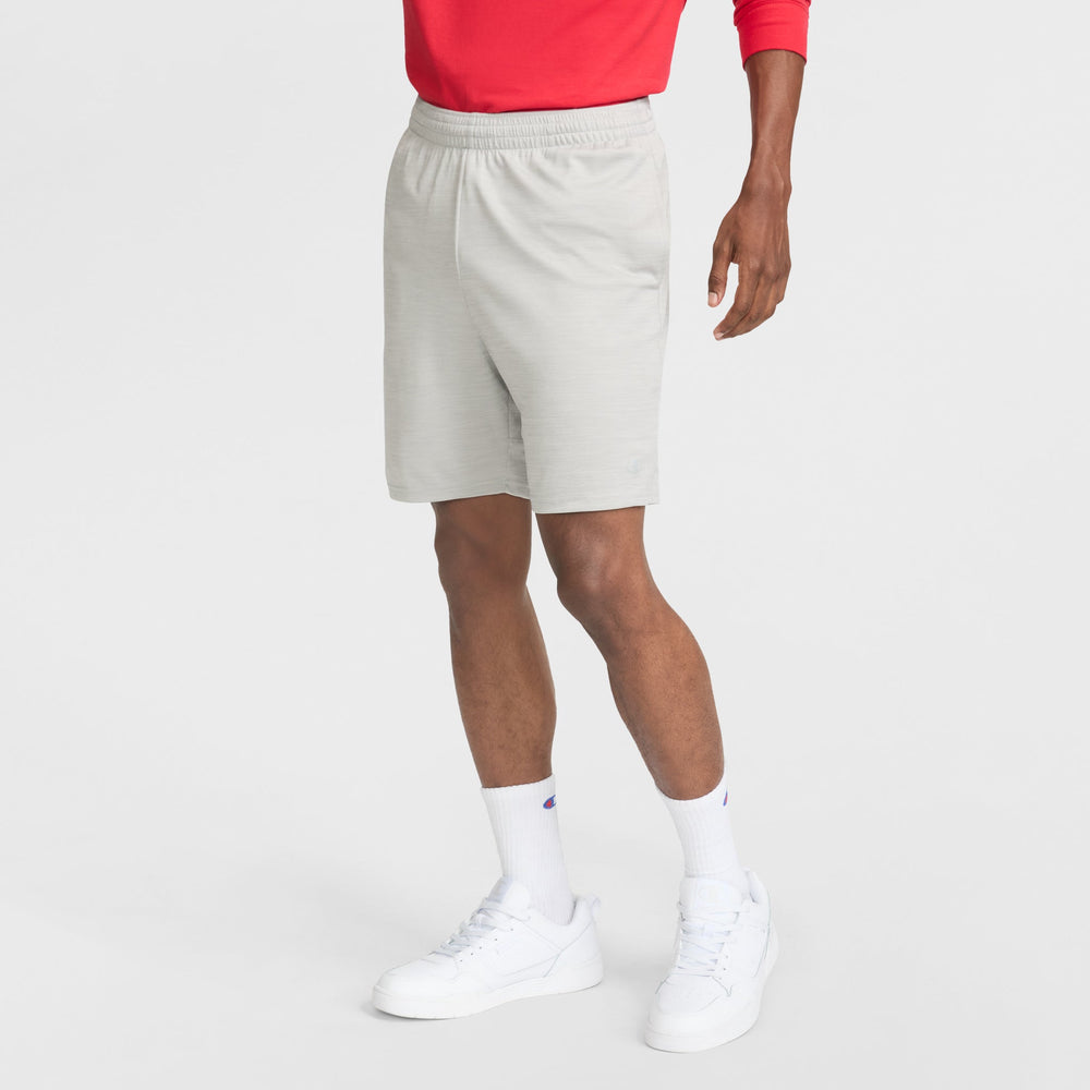 Champion 7" Moisture Wicking, Sport Shorts - New Manhattan Mist Heather