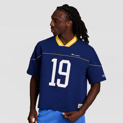 Champion Gridiron Football Jersey, Script Logo - Blue Depth