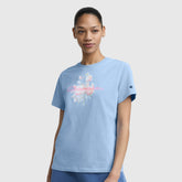Champion Blurred Roses Graphic T-Shirt - Placid Blue