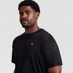 Champion Sport T-Shirt, Reflective C Logo - Big & Tall - Black