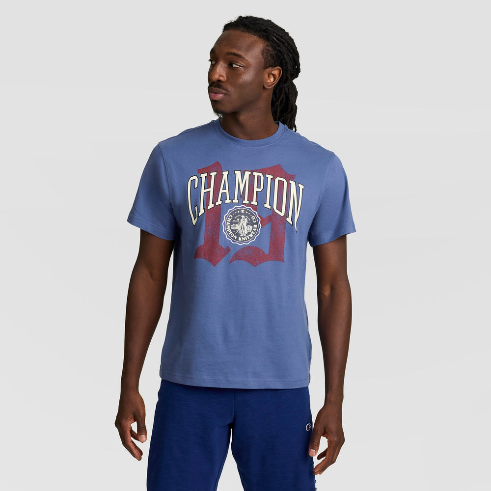 Champion Modern Retro Gothic '19 T-Shirt - Coastal Fjord