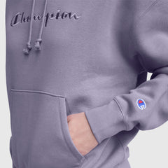 Champion Powerblend Freshman Hoodie, Embroidered Script Logo - Daybreak