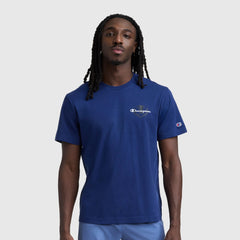 Champion Champion Club Graphic T-Shirt - Blue Depth