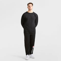 Champion Powerblend Crewneck Sweatshirt - Big & Tall - Black