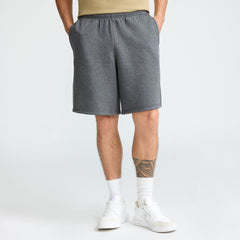 Champion 10" Powerblend Fleece Short - Granite Heather