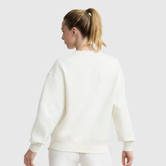 Champion Powerblend Crewneck Sweatshirt, Small "C" - Unbleached Cotton