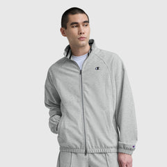 Champion Gameday Full Zip Mock Neck - Oxford Grey Heather