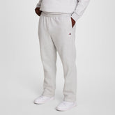 Champion Powerblend Sweatpants, Open Hem - Big & Tall - Platinum Silver Heather