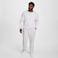 Champion Powerblend Sweatpants, Open Hem - Big & Tall - Platinum Silver Heather