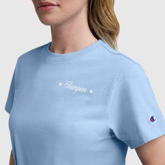 Champion Gridiron Summer '19 Graphic T-Shirt - Placid Blue