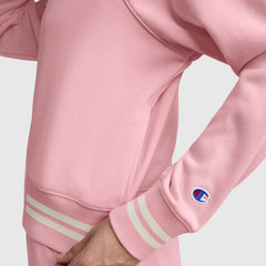 Champion Pitcher Full-Zip Mockneck Top - Rose Shadow